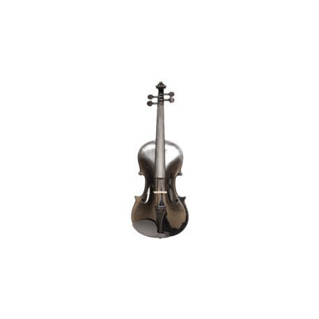 Violin de 4/4 Laminado Color Negro (barbada, brea, tiracuerdas metalico con tensores y arco)